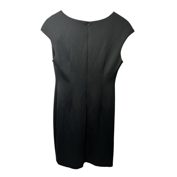 Connected Apparel Black and White Patterned Dress Size 8 - Picture 3 of 5